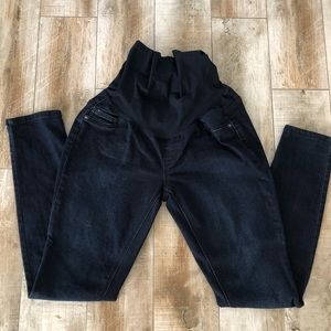 Maternity dark wash jeans